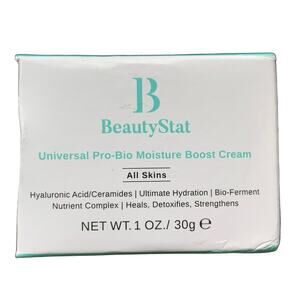 New BeautyStat Universal Pro-Bio Moisture Boost Cream All Skin Types 1 oz New